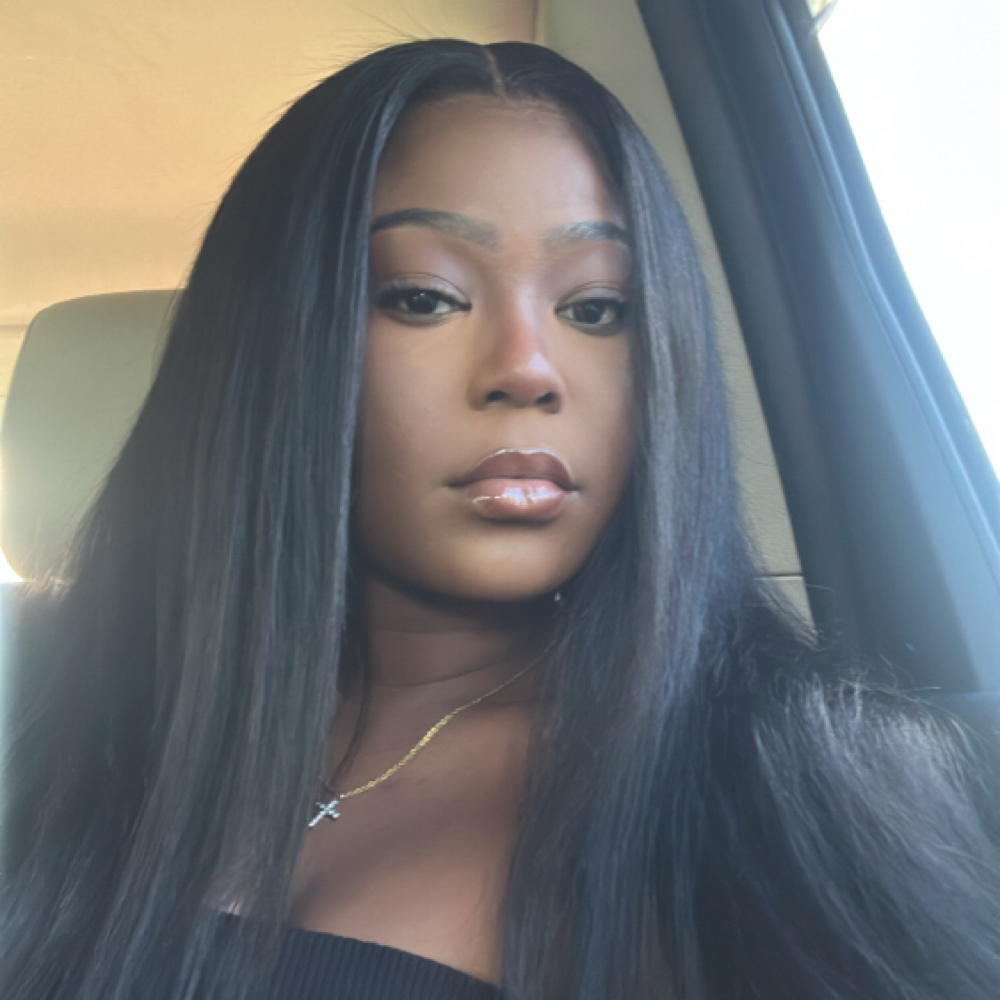 KEAIRRAH GREEN-DOUGLAS at Resh Salon in New Castle, DE