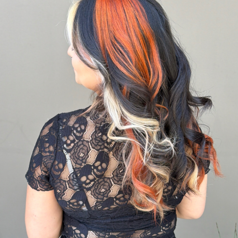 Patricia Brittain at Plush Hair Lounge in Fullerton, CA