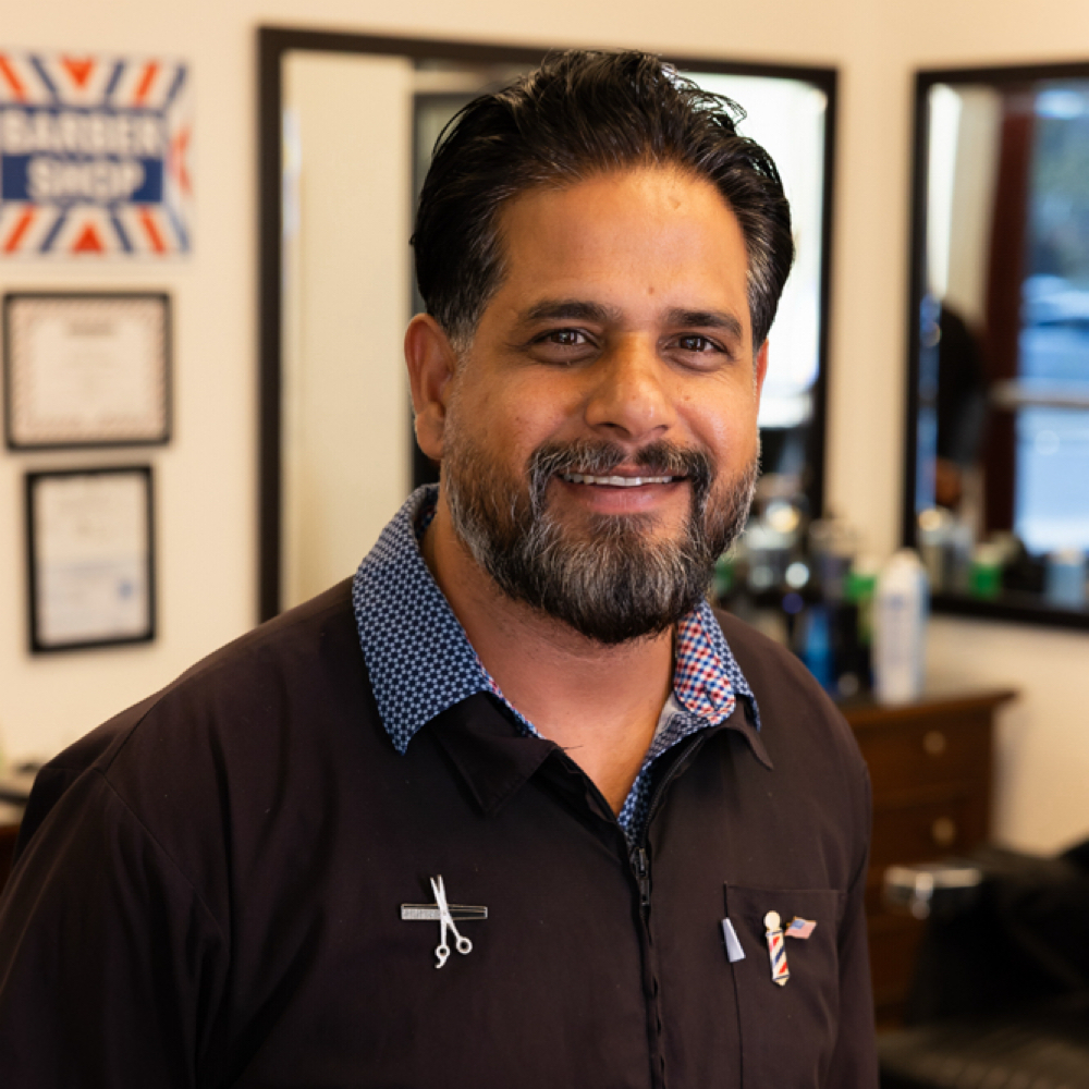 Dilli Gautam at Dave's Barber Shop OF South Jordan in South Jordan, UT