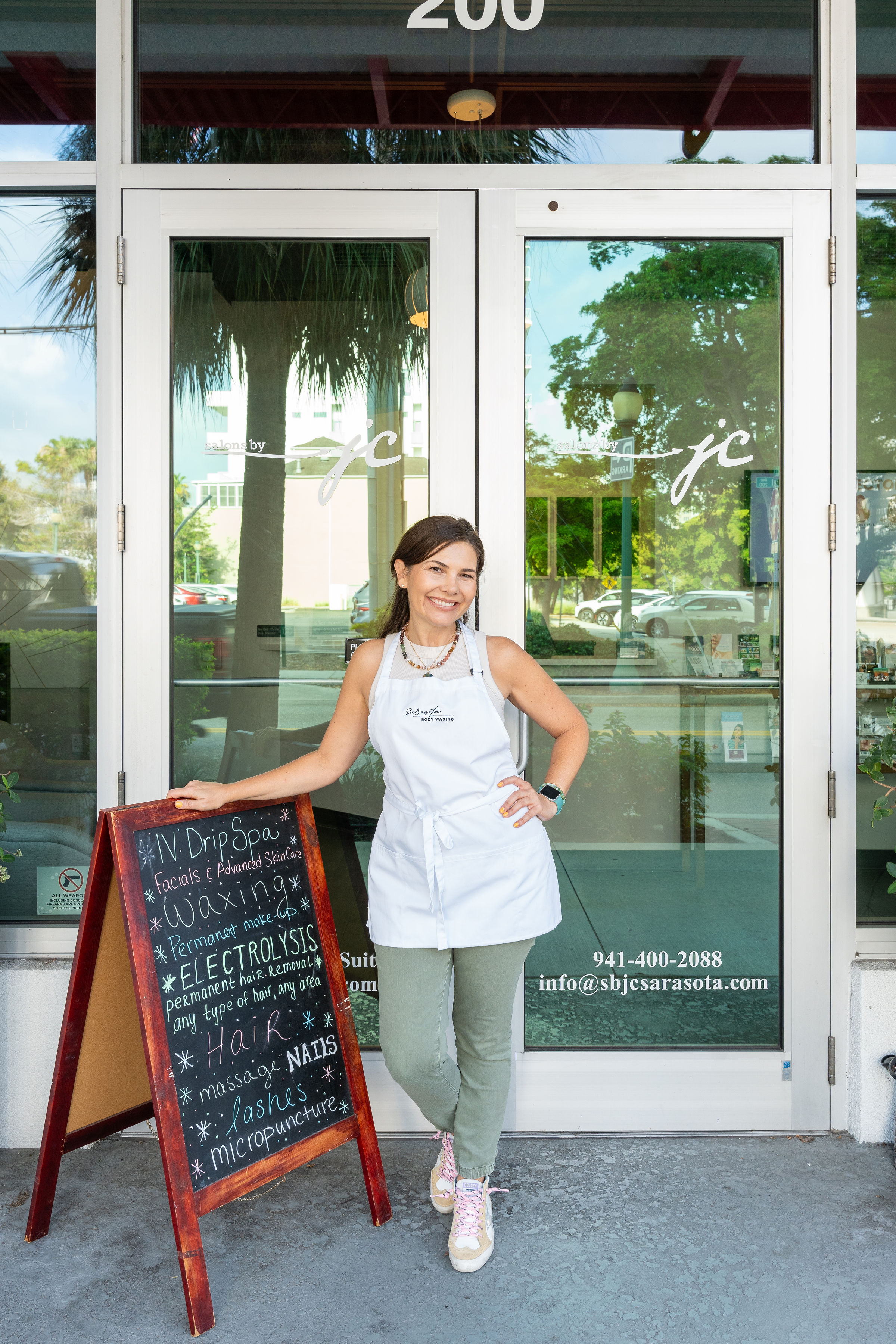 Jessica King at Sarasota Body Waxing in Sarasota, FL