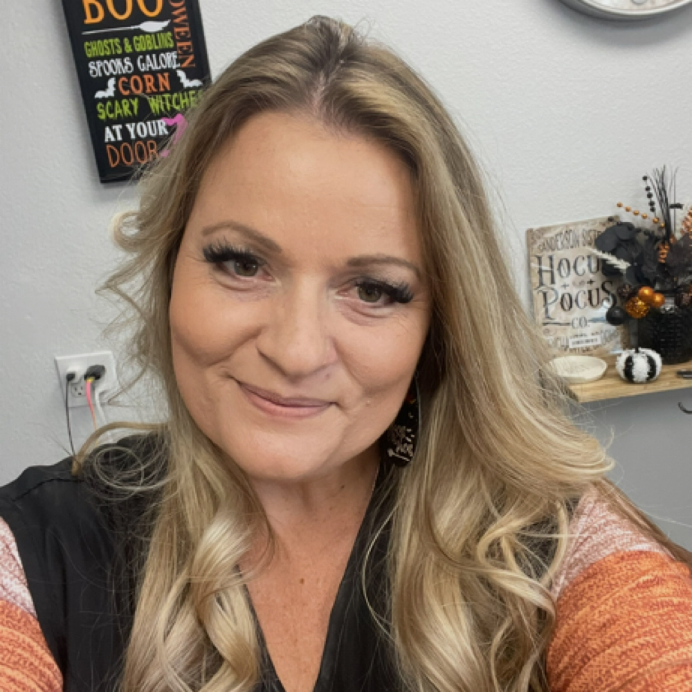 Kristi England at Adora salon and spa in Klamath Falls, OR