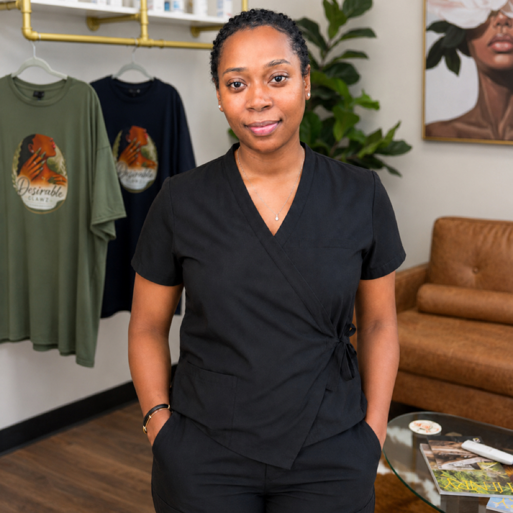 Ne'Cora Culbreath at Desirable Clawz Nail & Feet Boutique in Hampton, GA