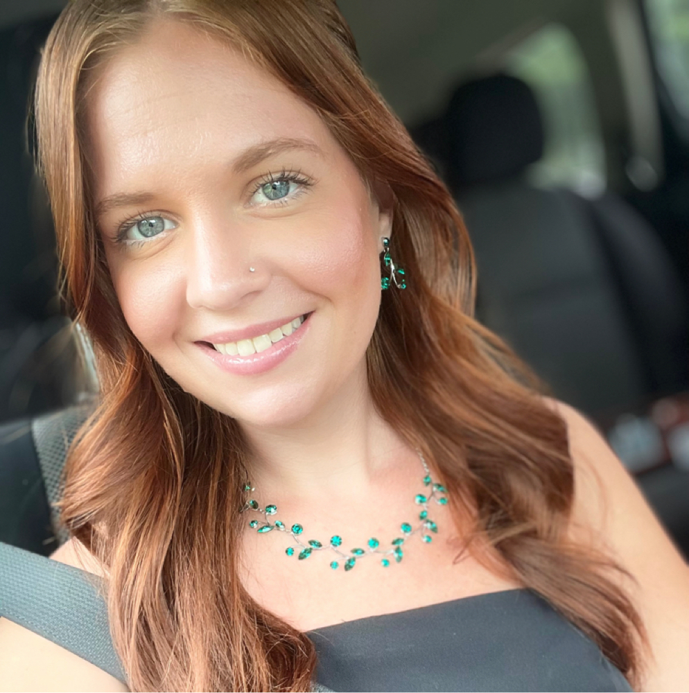 Taylor Glasberg at Rustic Beauty Barn Salon in Woonsocket, RI