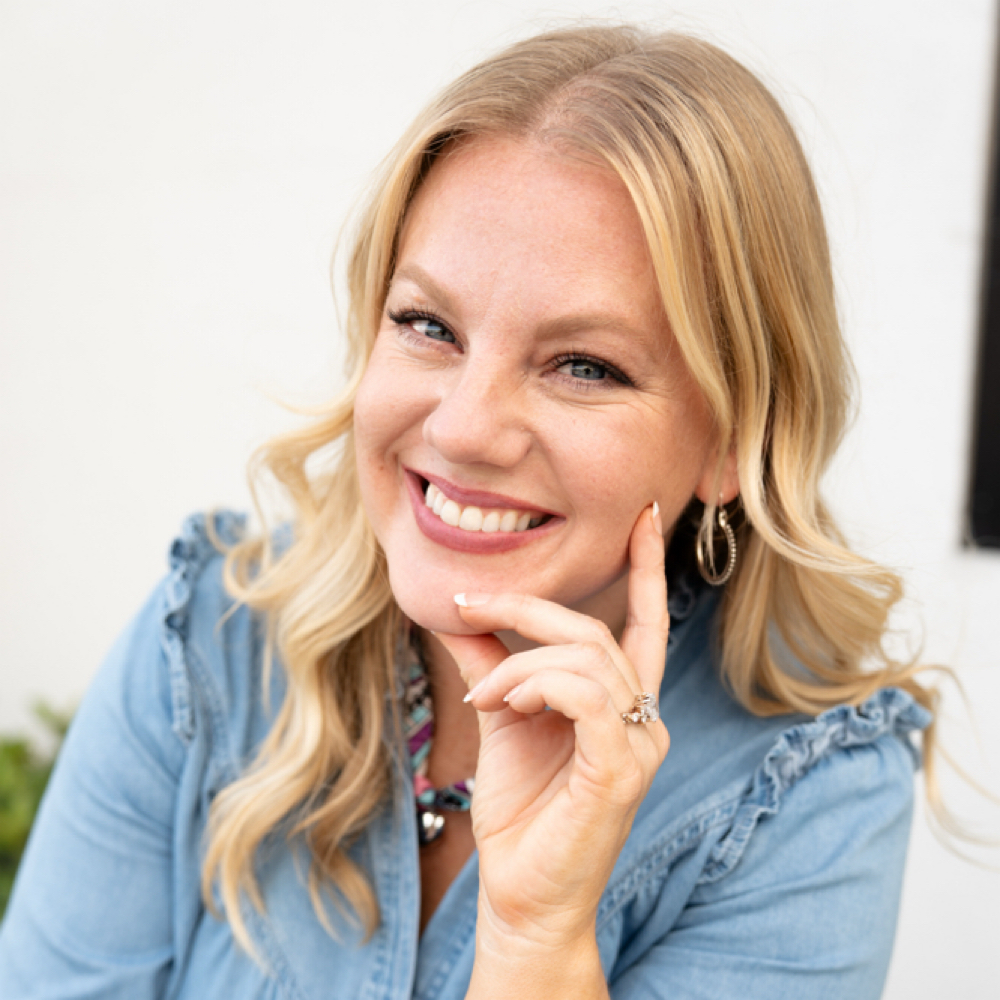 Sarah Hirsch at A Shear Thing Beauty Collective in The woodlands, TX