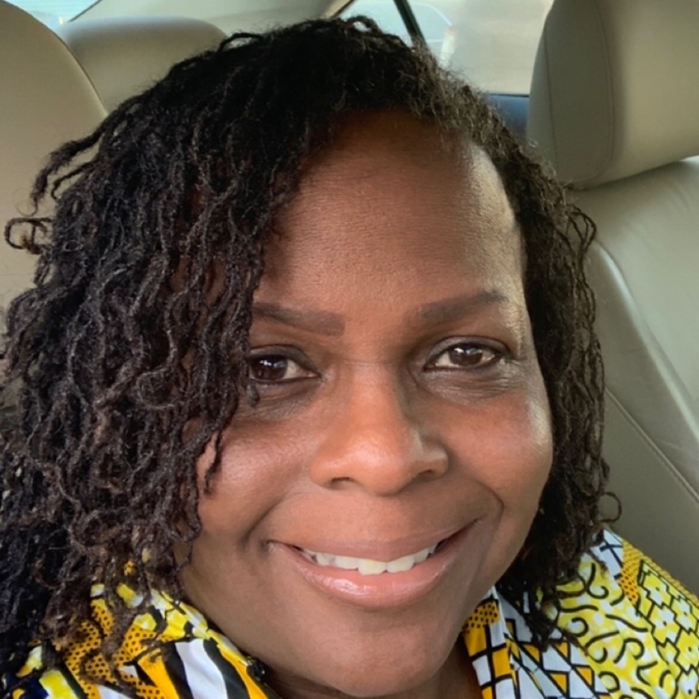 Connie Miller-Jones at Naturally You Natural Haircare in Inglewood, CA