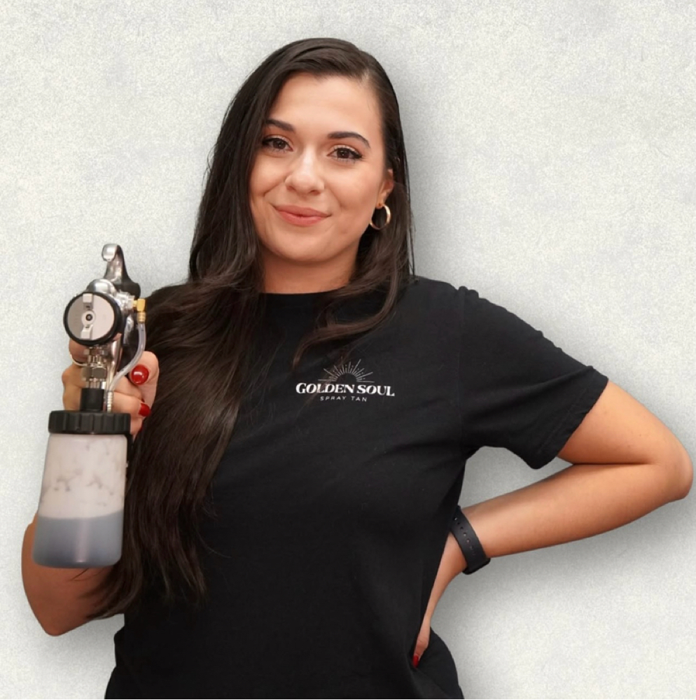 Tasha G at Golden Soul Spray Tan in Boca Raton, FL