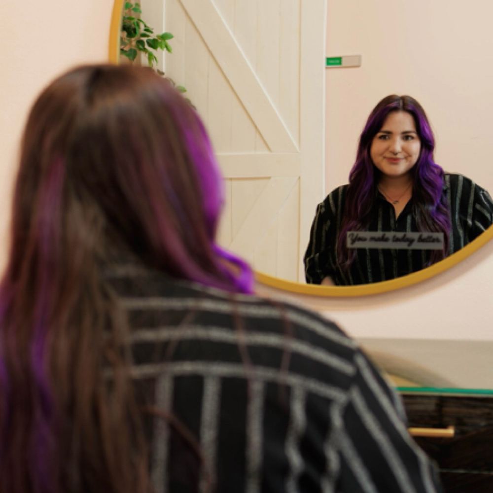 Sarah Wells at Olivia Jayde Salon in Waxahachie, TX