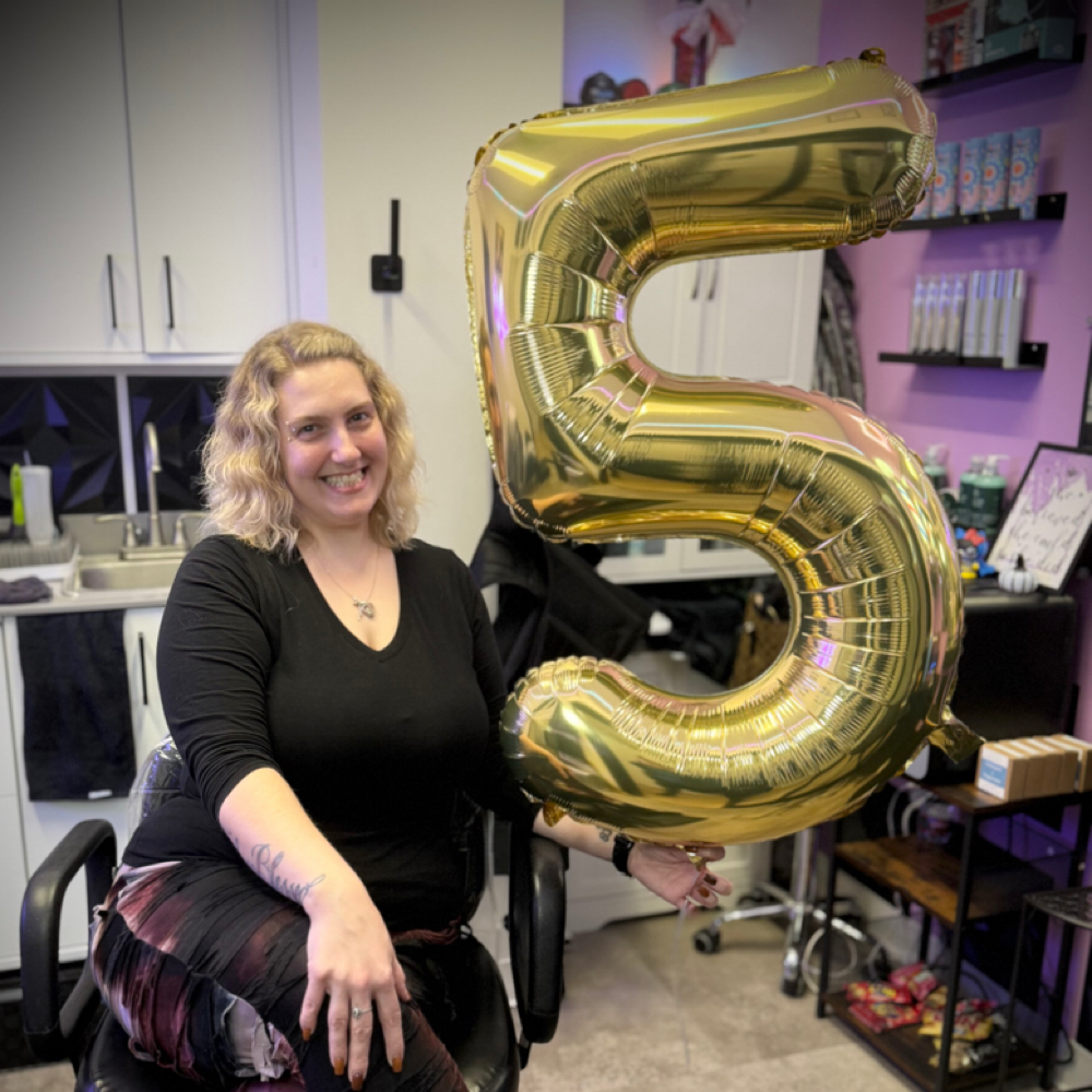 Amy Harrison at Love'n The Hair in Santa Clara, CA