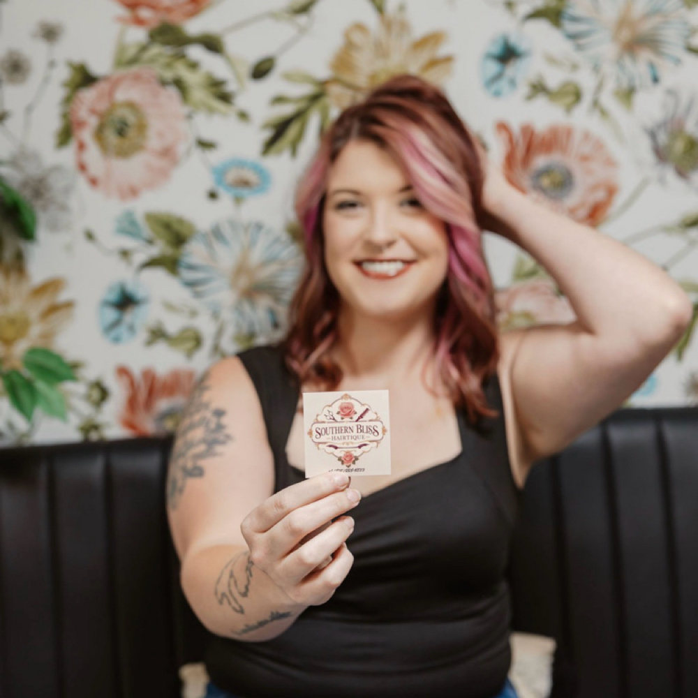 Meegan Durm at Southern Bliss Hairtique in Winchester, TN