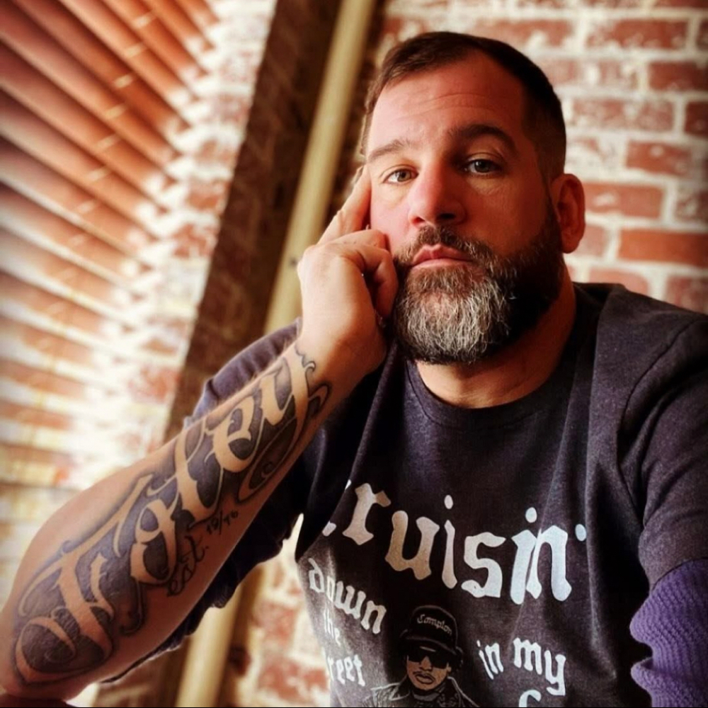 Chuck Foley at Pips Beardcræft & Barber in Springfield, MO