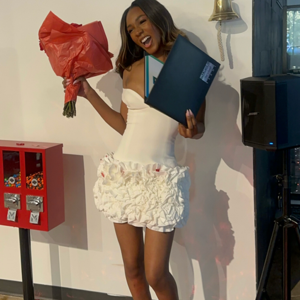 Courtney Nti-Gyabaah at The Lock Guru Salon in Marietta, GA