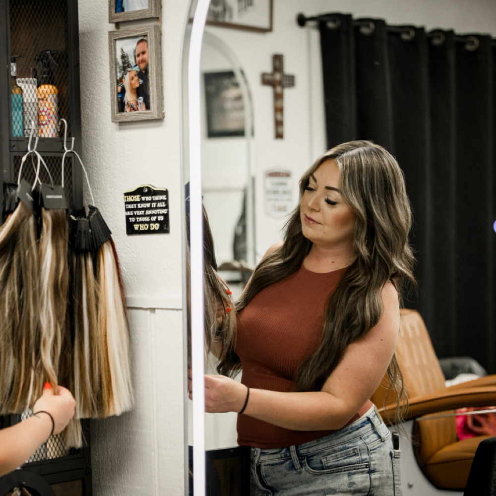 Ashley Cardonia at Outlaw beauty company in Sandy, OR