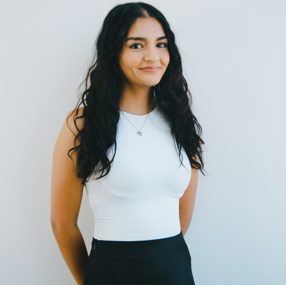 Perla Miranda at KM Hair Studio in Houston, TX