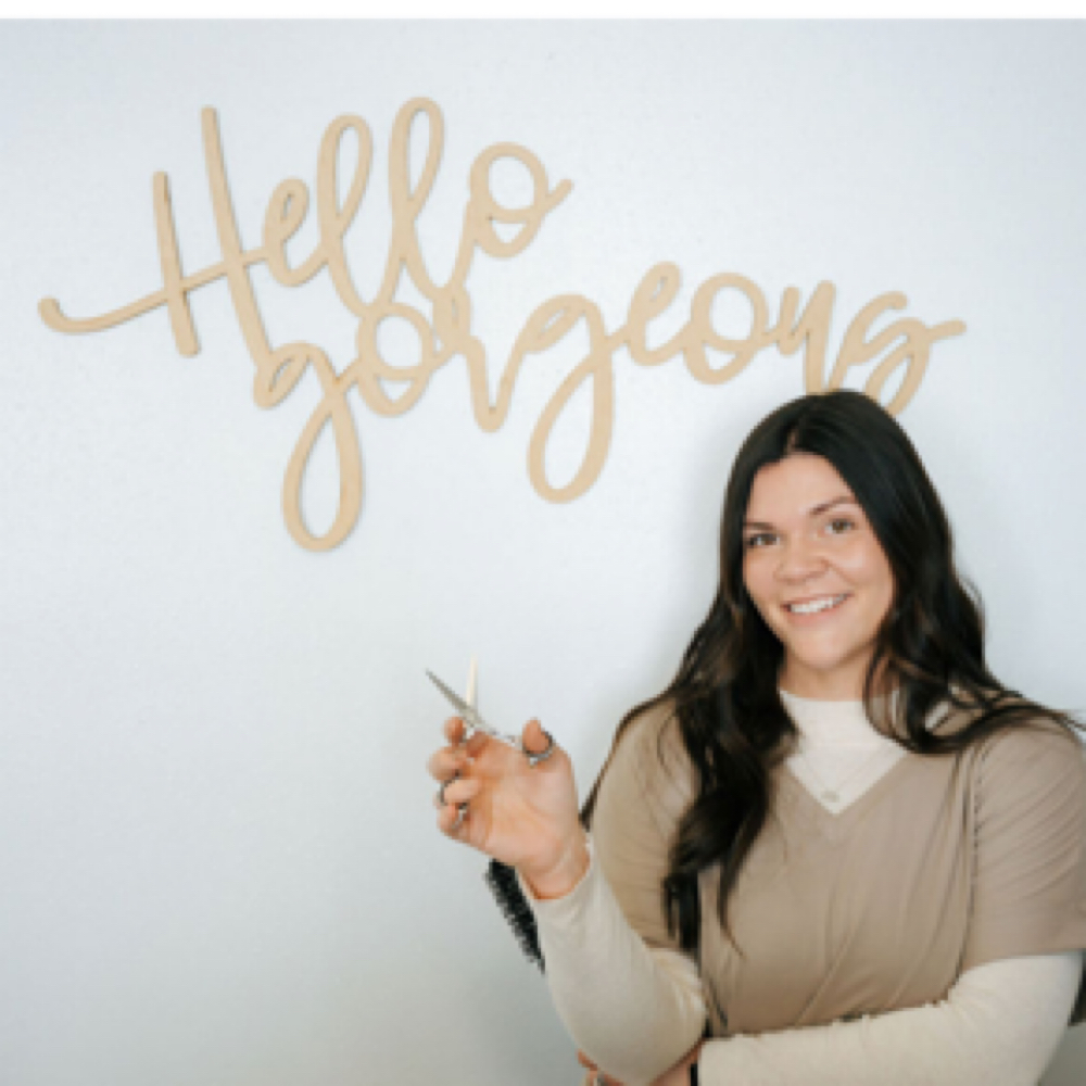 Dennica Rozeboom at TaDa Salon in rock valley, IA