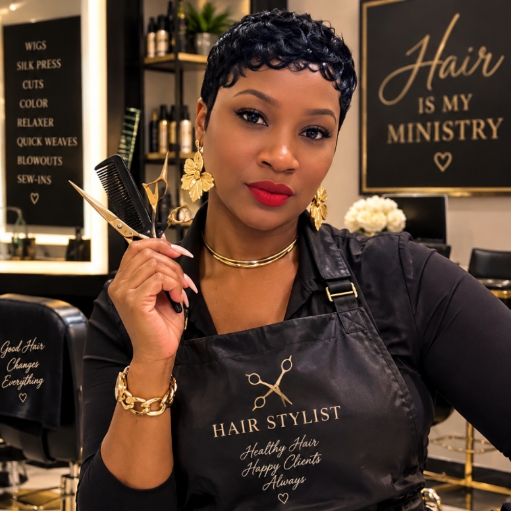 Shawanna Robinson at Crown Of Essence Hair Studio in COLUMBUS, GA