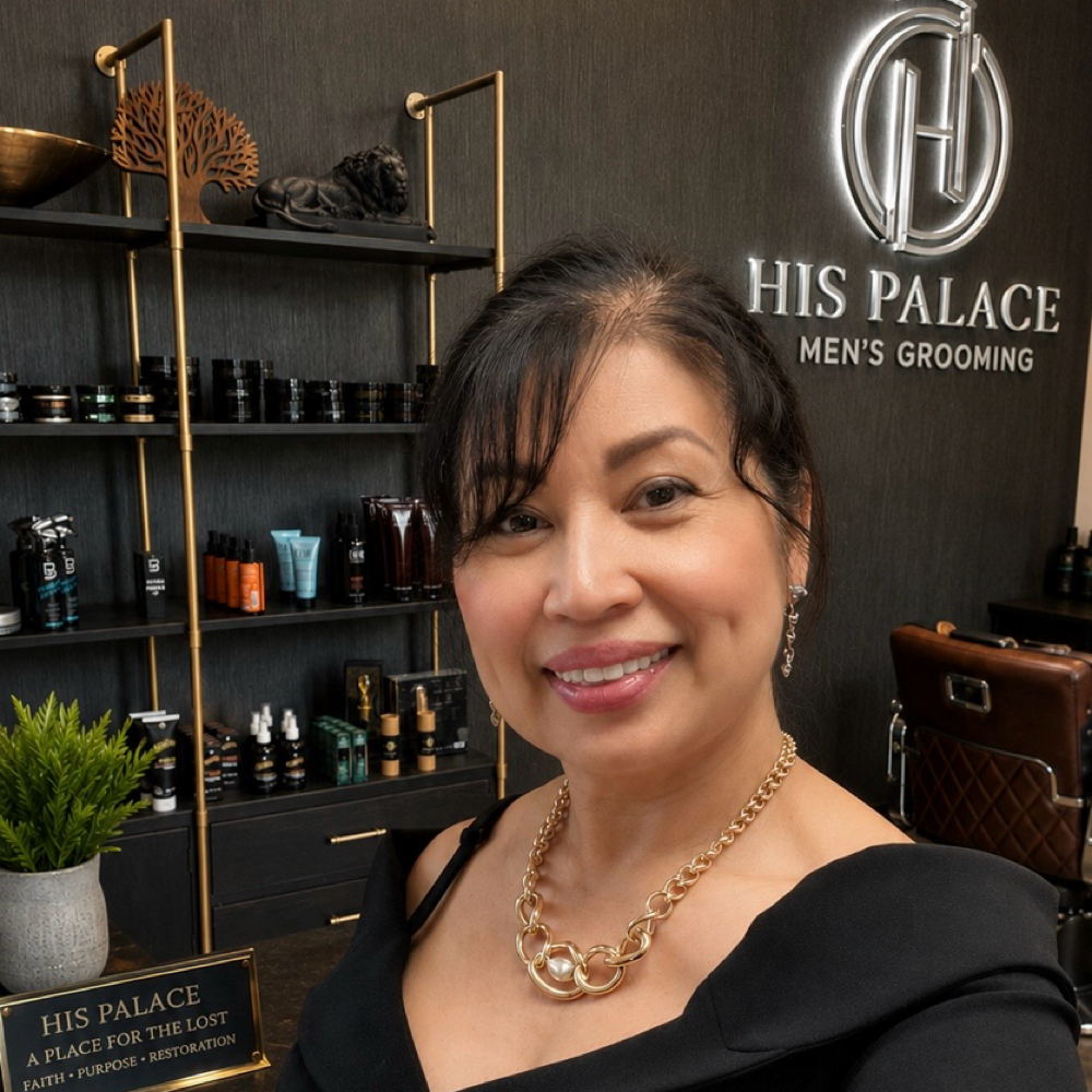 Nou Yang at HIS Palace Men's Grooming in Blaine, MN
