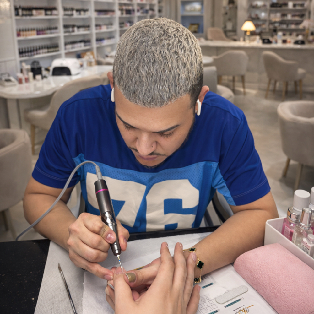 Omar Jr at Utopia Nails, Hair, & Spa Salon in Newark, NJ