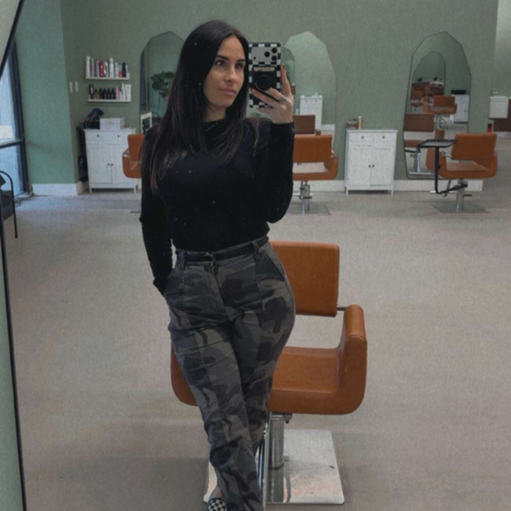 Marlaina Caetano at Fiddlehead Hair Studio in Sneads Ferry, NC