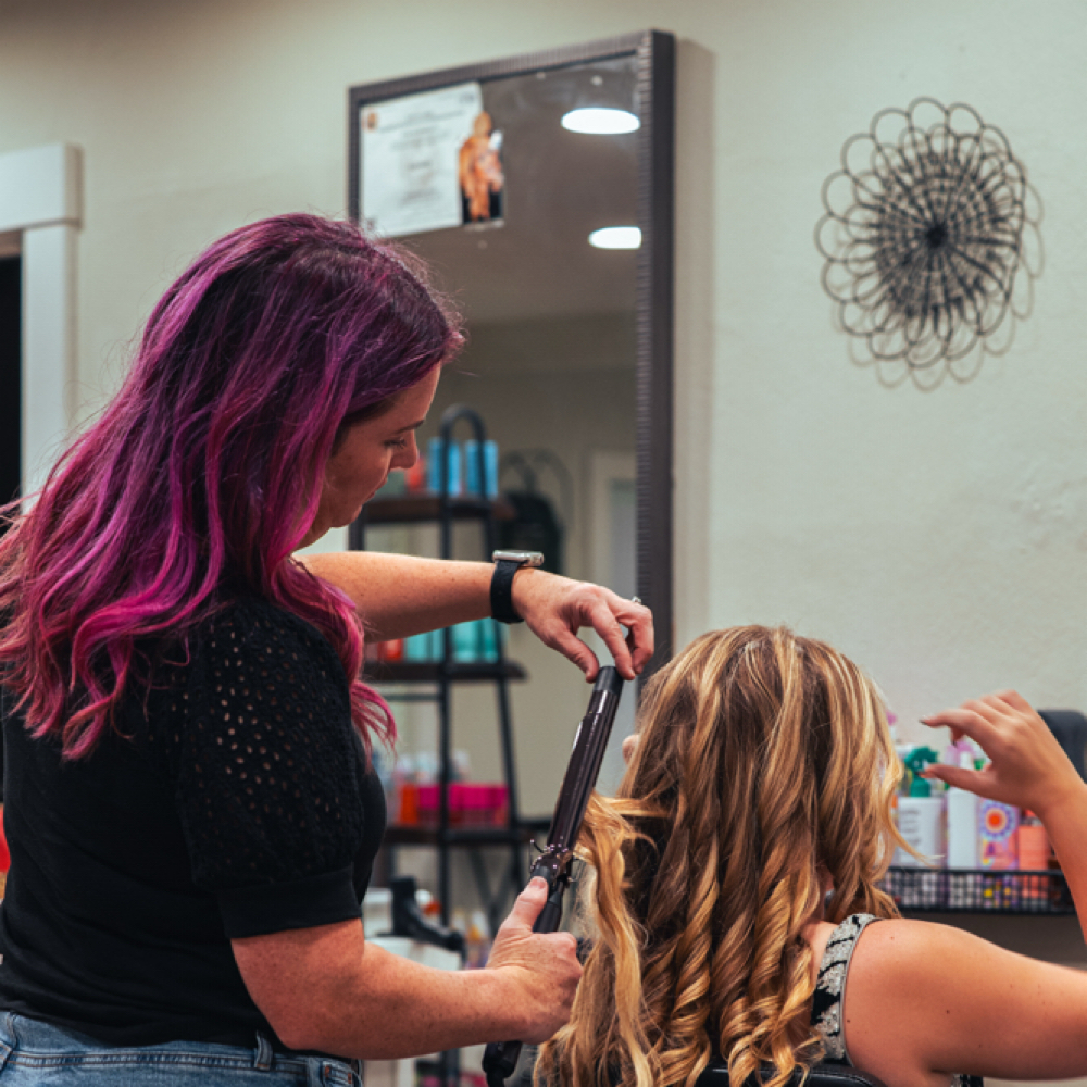 Kelly Walters at Swamp Siren Salon in Gainesville, FL