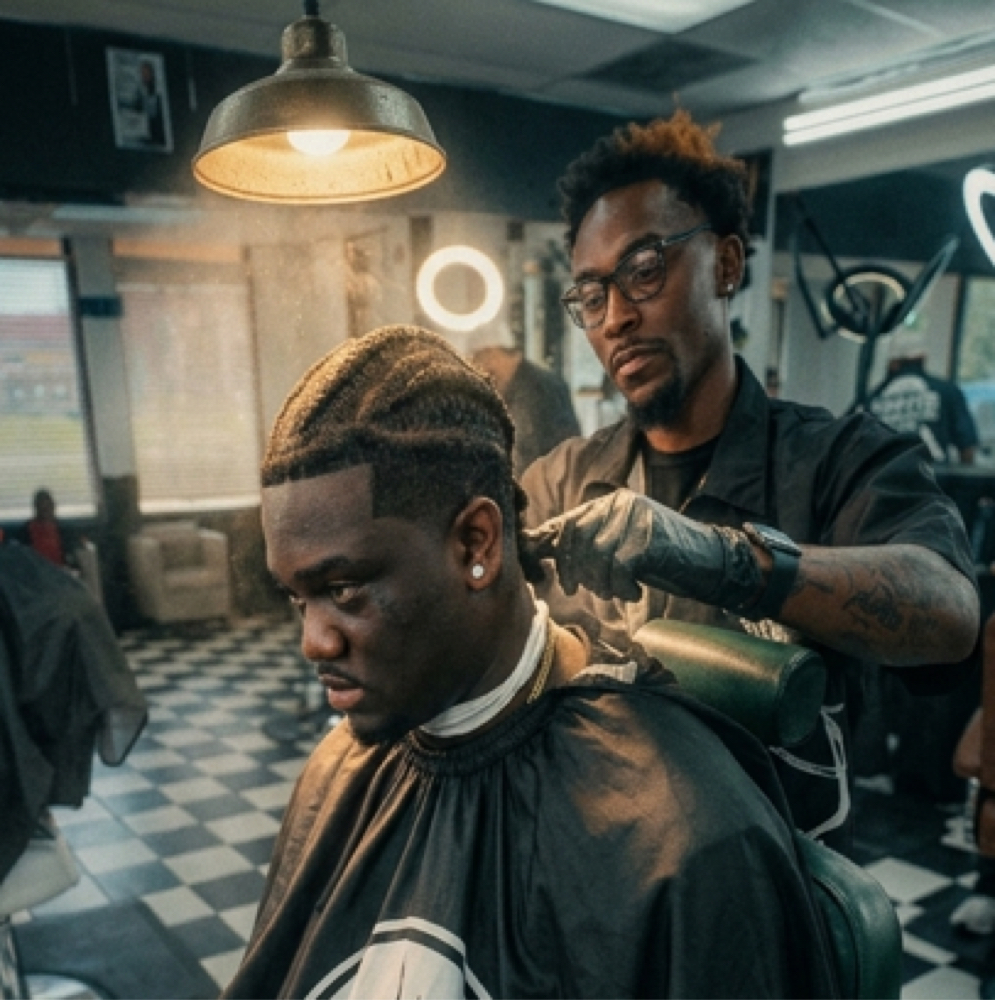 Jaylon Brown at CITY FADES BARBERSHOP in altamonte springs, FL