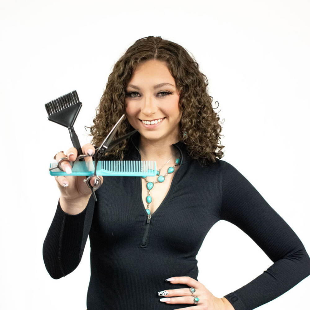 Gracie Coddington- Emerging Stylist at Emmett Hair Crew & Color Bar in Emmett, ID