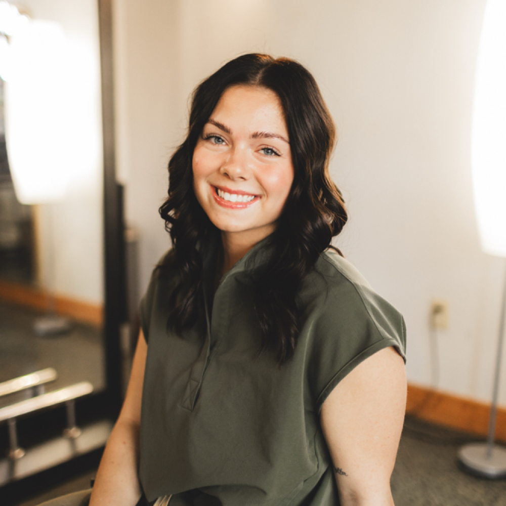 Carlee Birginske at Meraki Hair Studio in Russellville, AR
