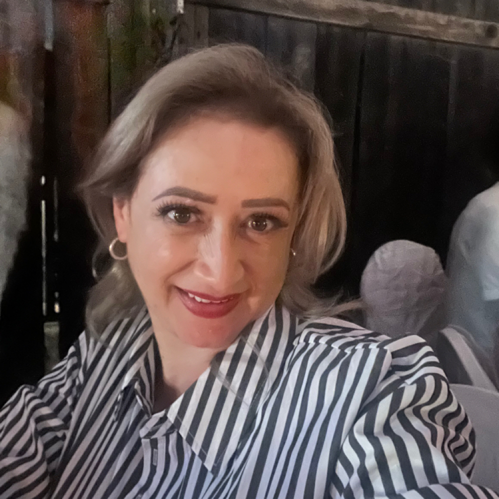 Milena Bustos at Ara Hair Studio in Ontario, CA