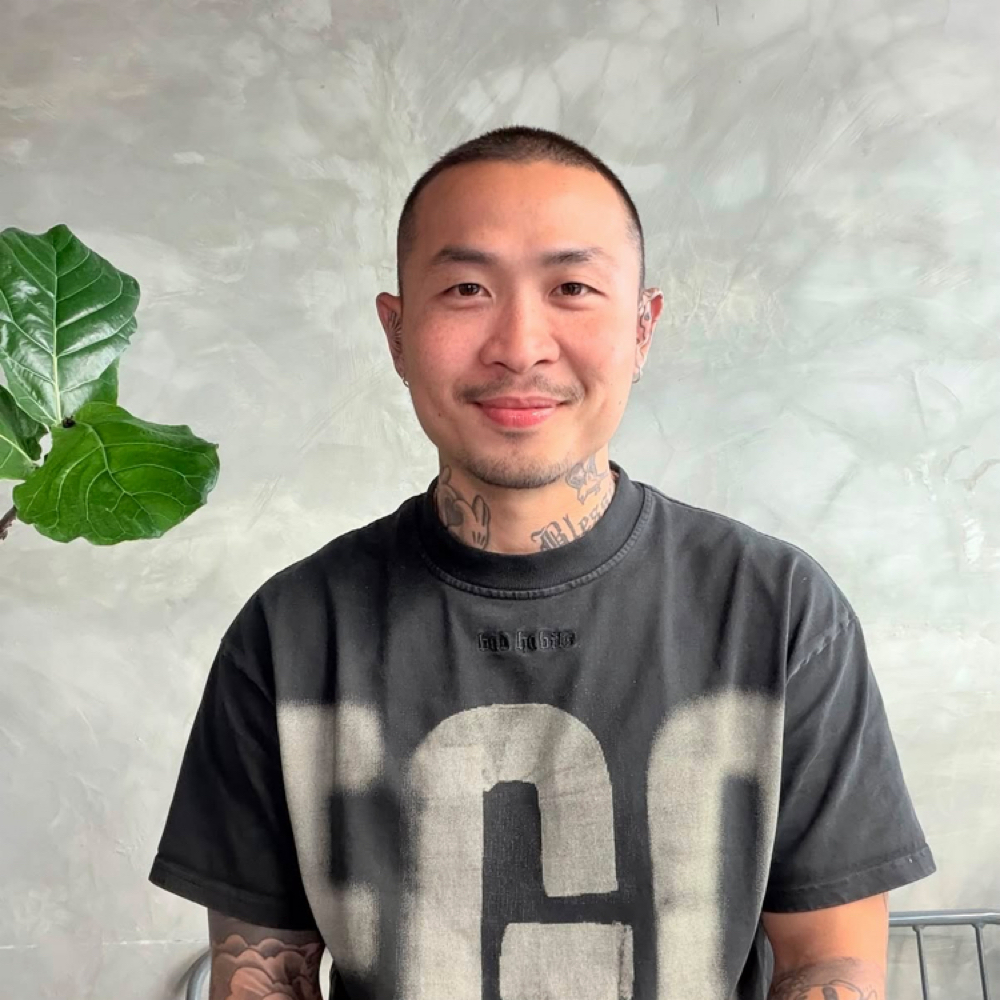 Lam Nguyen- Barber at Barbers X Alkemy in Austin, TX
