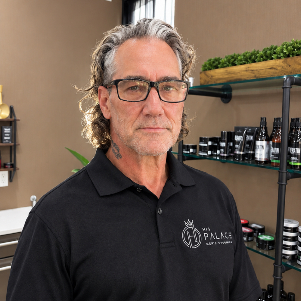 Randall Pivotal at HIS Palace Men's Grooming in Blaine, MN