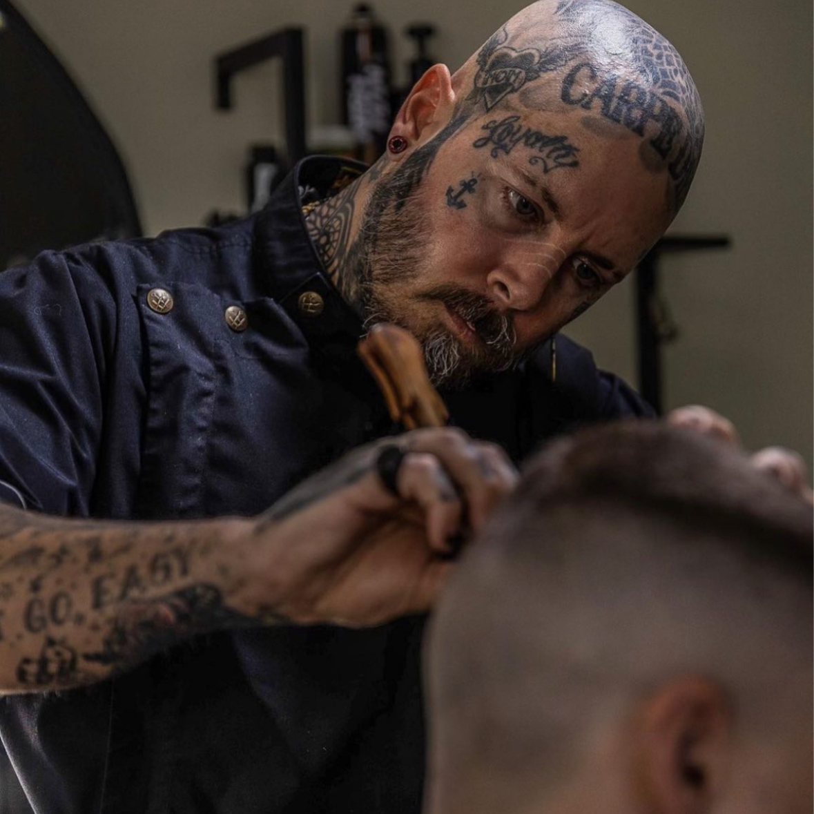 Michael Renfroe at THRPYsuites Barbershop & Salon in Tampa, FL