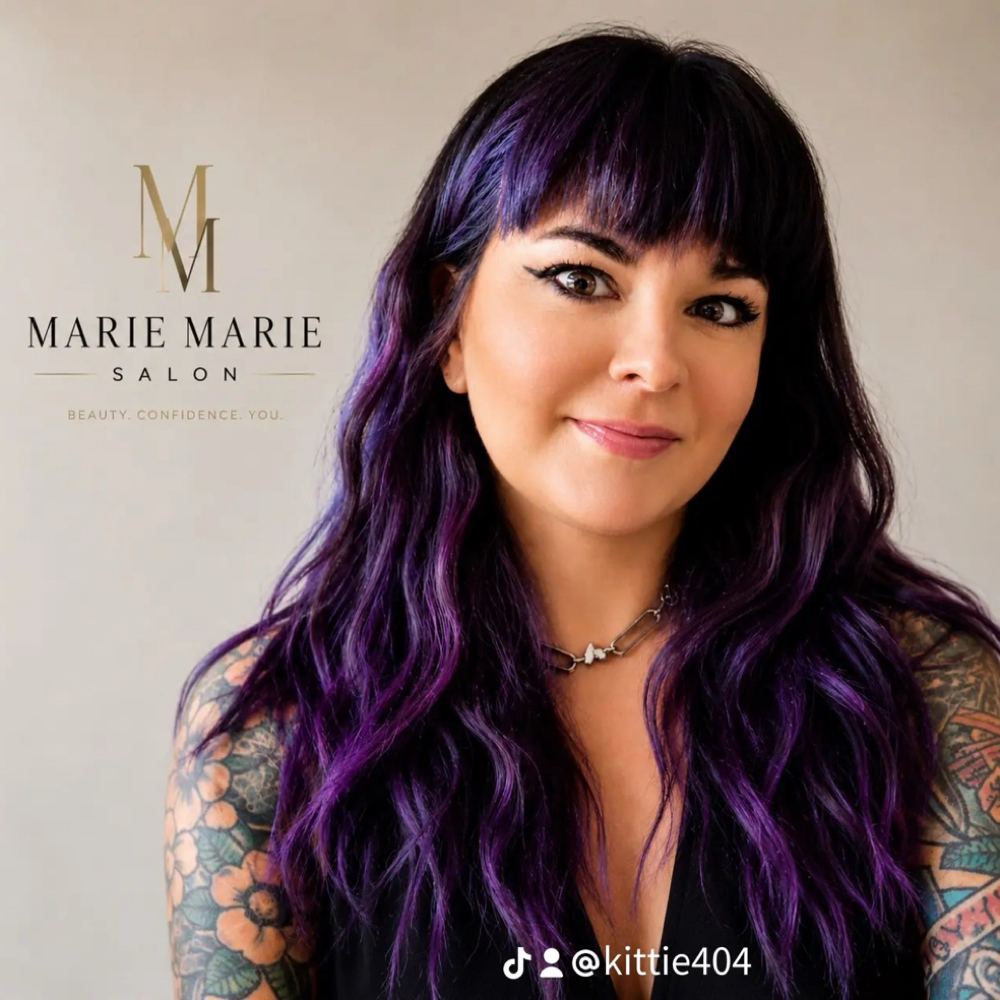 Stephanie Larkin at MarieMarie Salon Grant Park in Atlanta, GA
