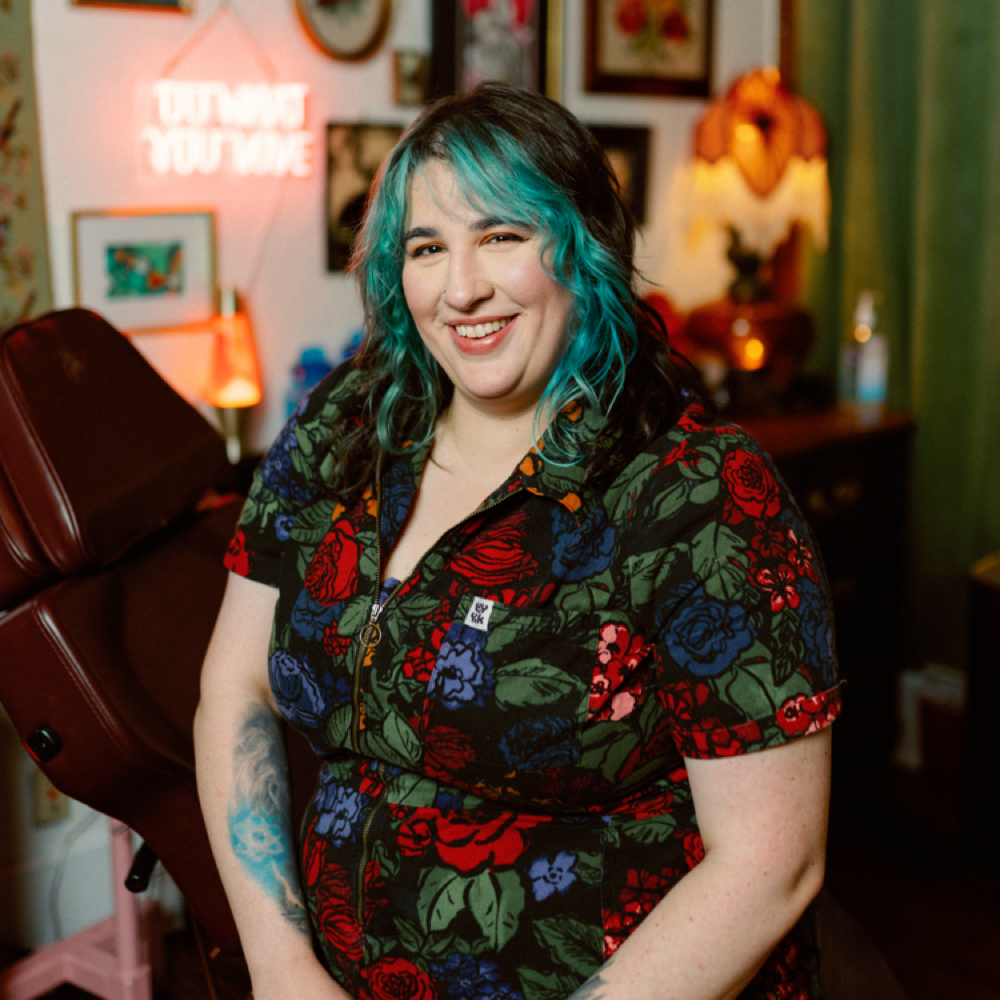 Elizabeth McDonald-Sheffield at Miss Liz Art in Denton, TX
