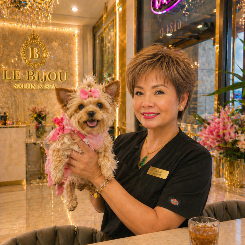 Julie Le at Le Bijou Nails and Spa Salon in Houston, TX
