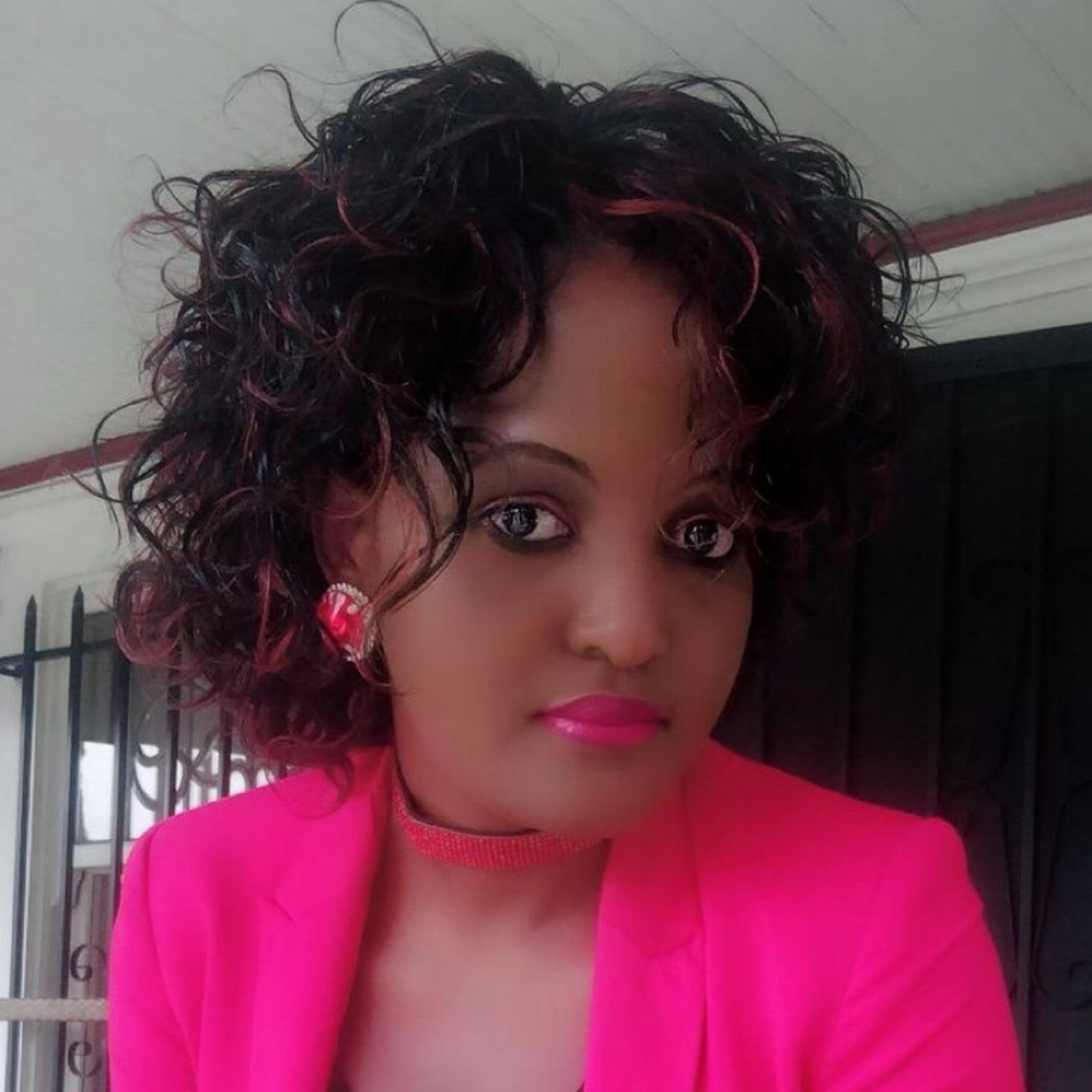 Queen Esther at Africana Star Braiding Salon in Los Angeles, CA