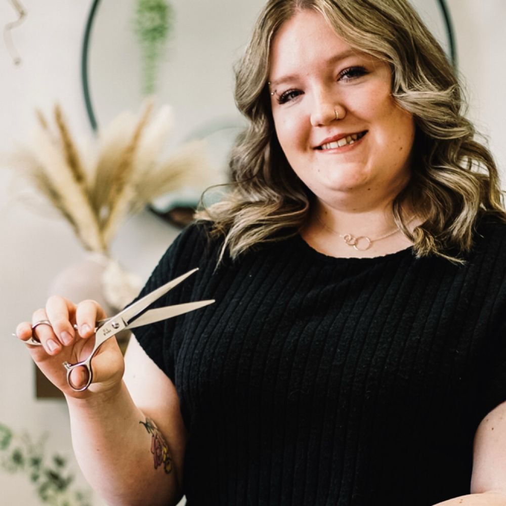 Mae Scholl at Aly B Hair Studio in Dublin, PA