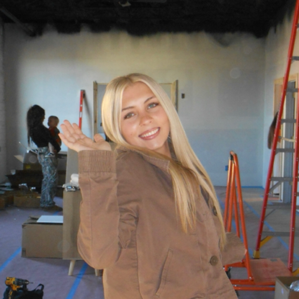 Ava Hamm at Salt + Mane Co. in Aurora, IN