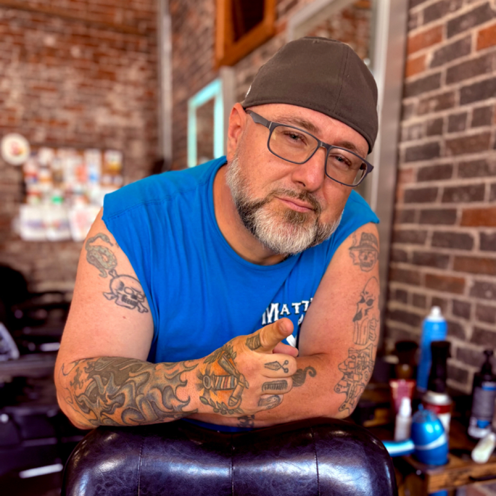 Mook Gramlich at 𝐒𝐀𝐋𝐓𝐘 𝐇𝐀𝐈𝐑 𝐂𝐎. in Boone, IA