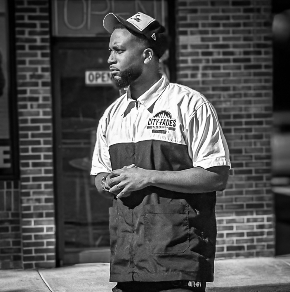 Kb Bell at CITY FADES BARBERSHOP in altamonte springs, FL