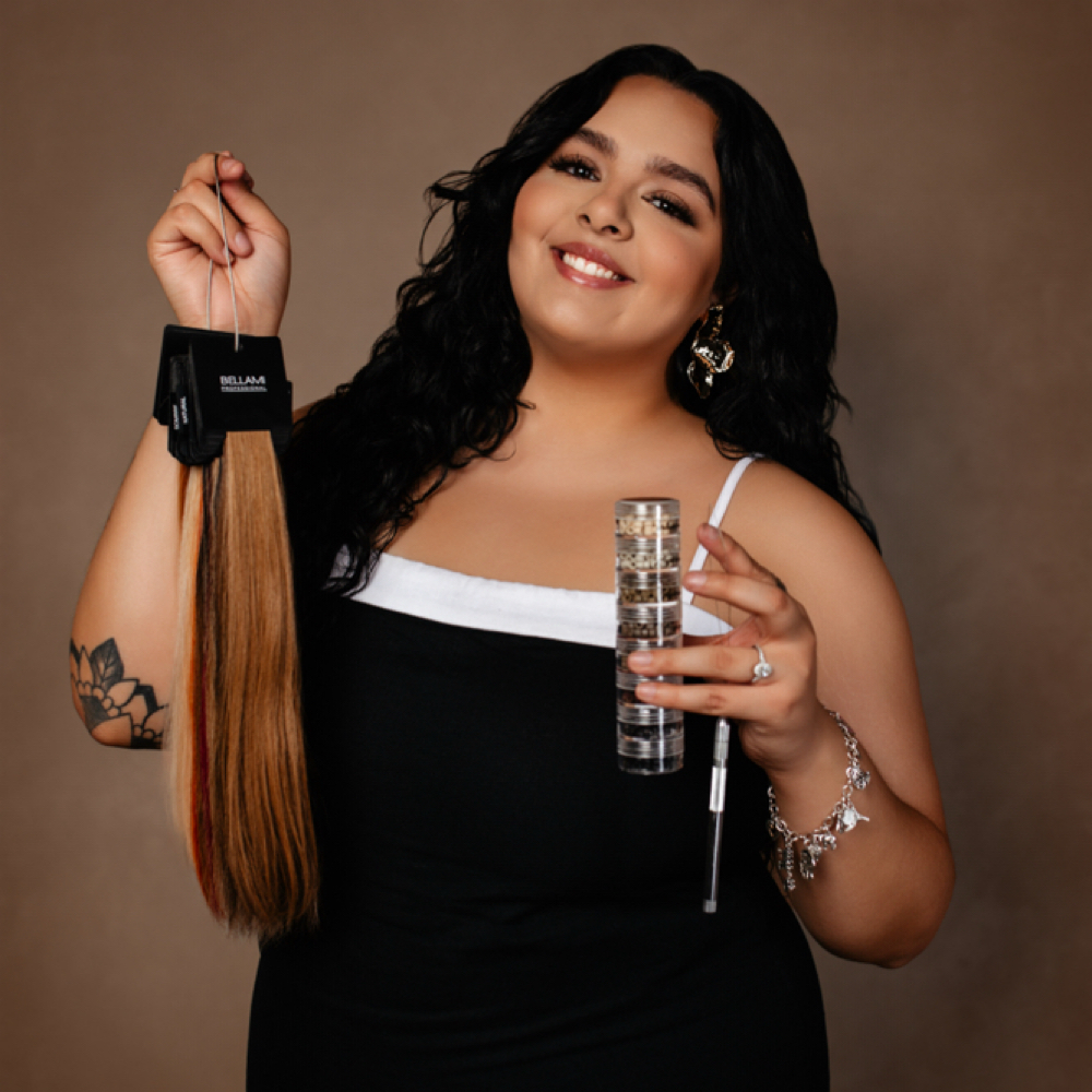 Kaitlynn Langham at Envy Beauty Lounge in Edinburg, TX