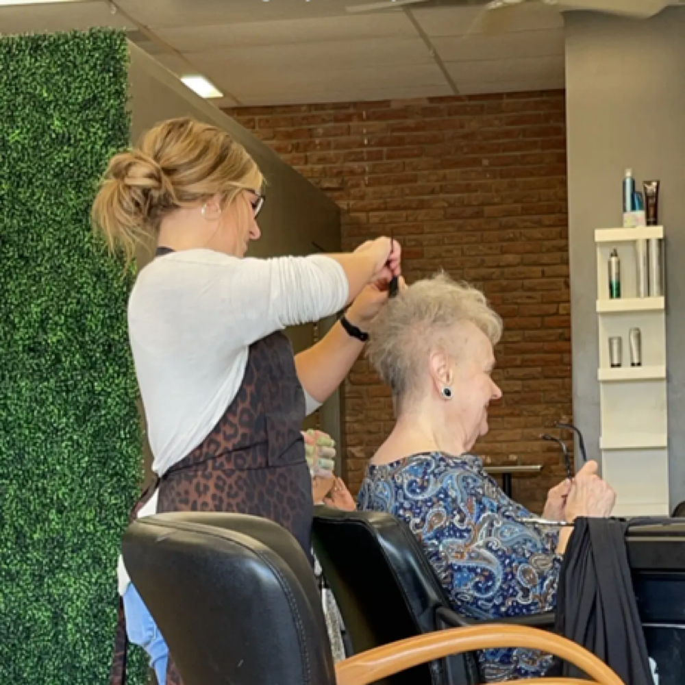 Mikala Burns at Mikala + Emma at KayRae Salon in Wabash, IN