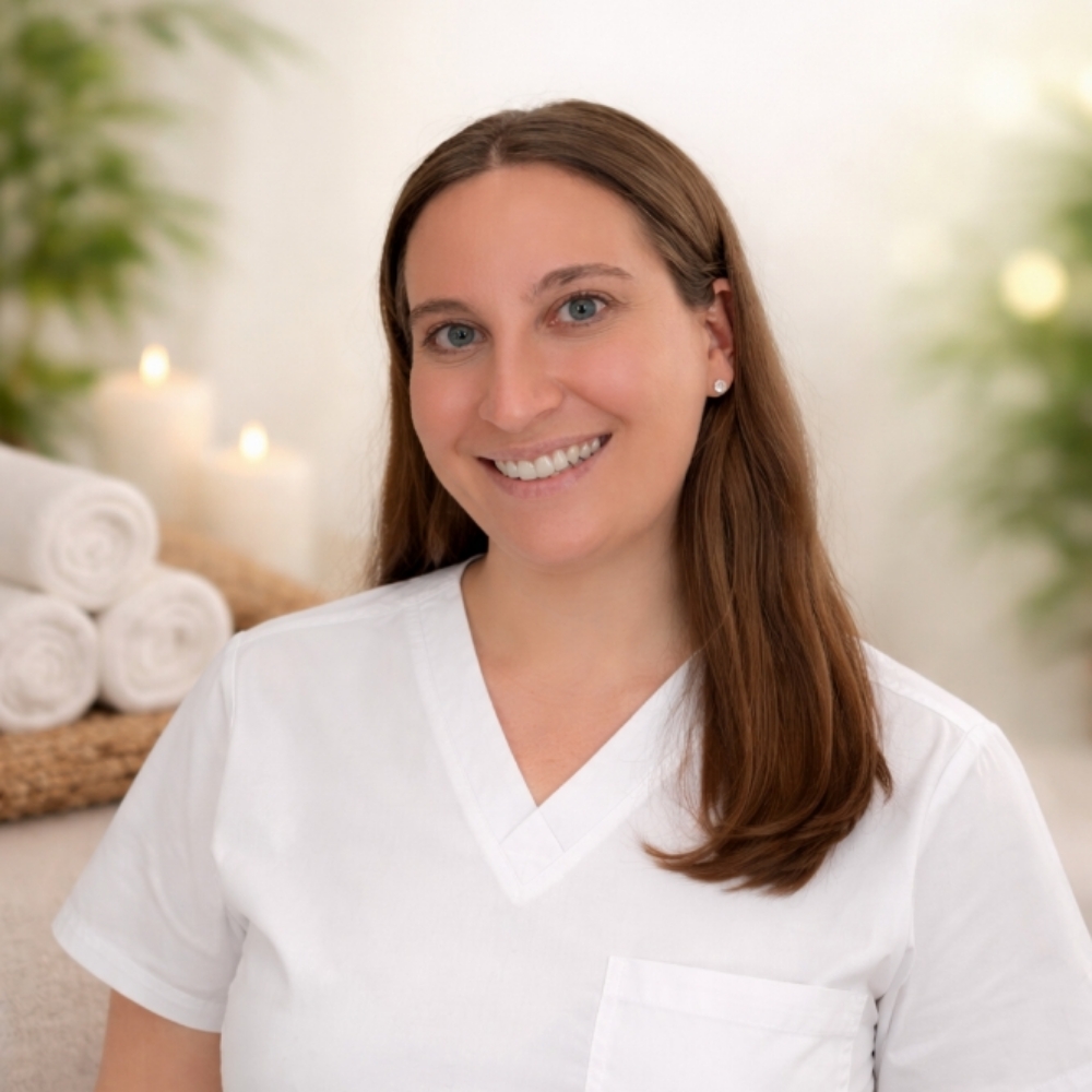 Teresa Arena at Jade Massotherapy Alternative Wellness Center in Fairview Park, OH