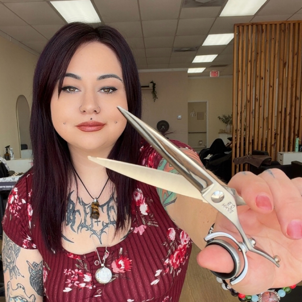 Angela Brandenburg at Honey Hair Culture Salon in Orange Park, FL