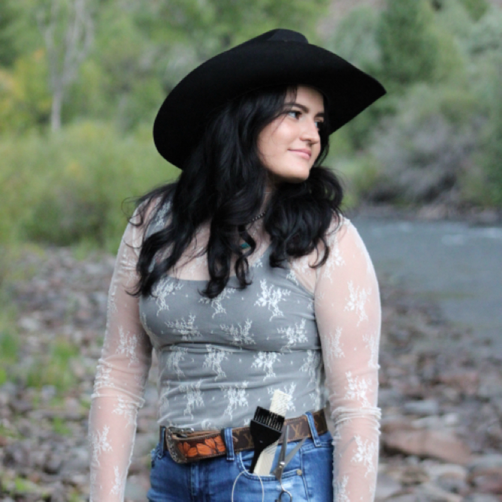 Rebekah Ruybal at M's Beauty Lounge in Alamosa, CO