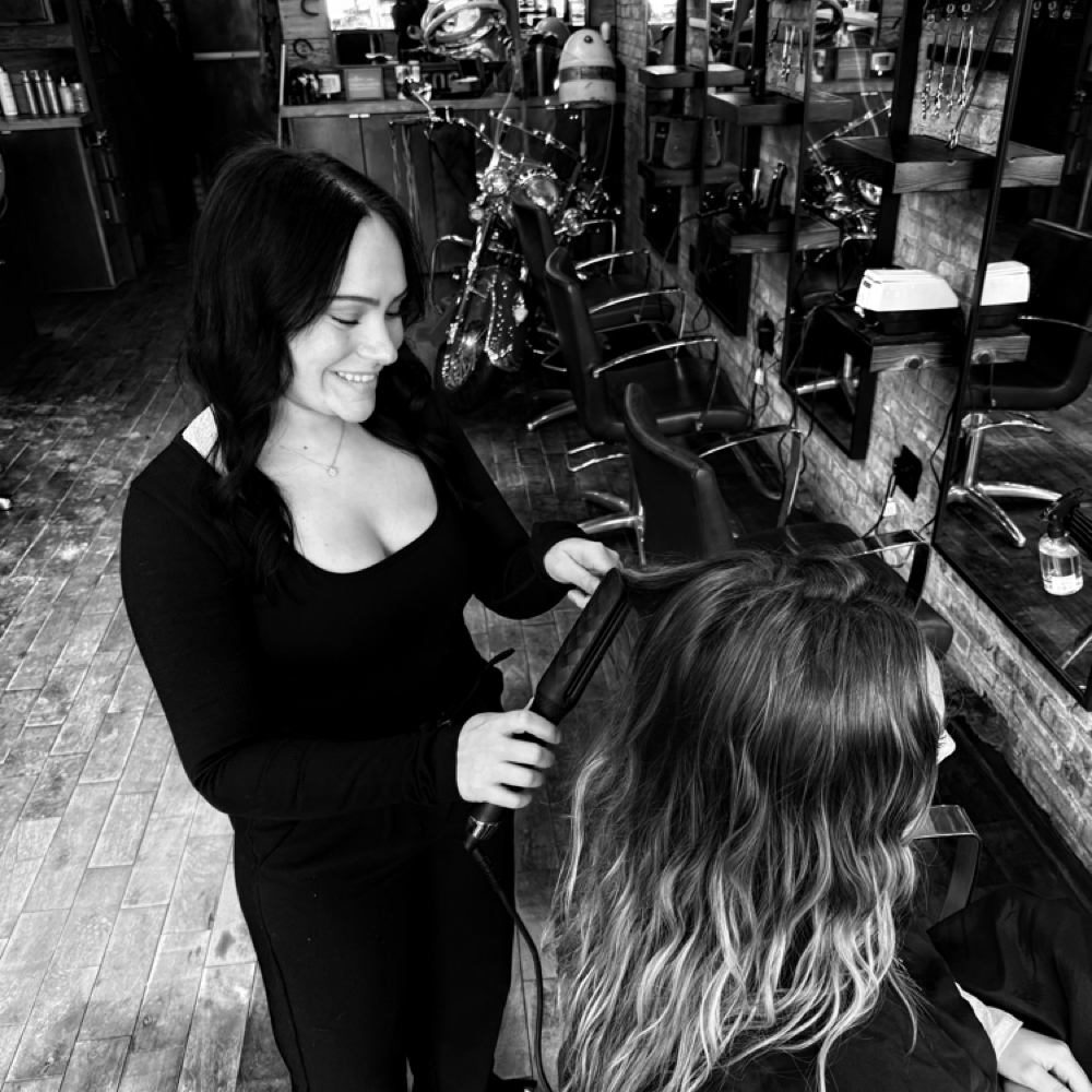 Layla Panoussi at BlacktheSalon in Detroit, MI