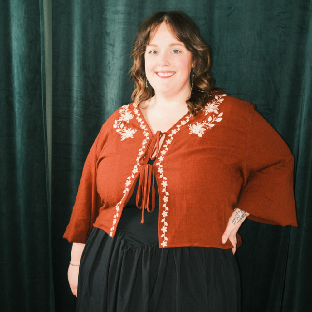 Kelsey Evers at Blush Salon & Bridal Suite in Sister Bay, WI