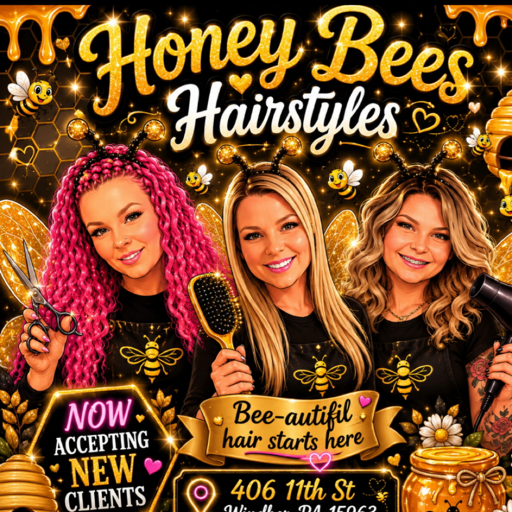 Melissa Stephens at HoneyBee's Hairstyles in Windber, PA