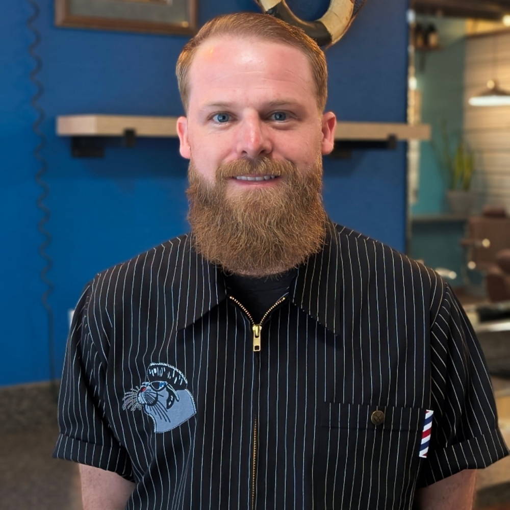 Lee Kindig at Bearded Seal Barbershop in Palmer, AK