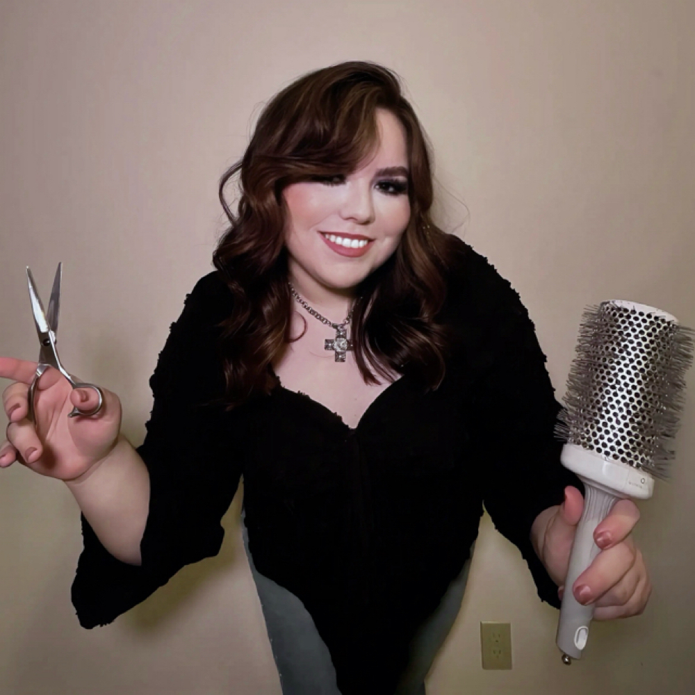 Gina De Hoyos at Gina's Hair Studio in Eagle pass, TX