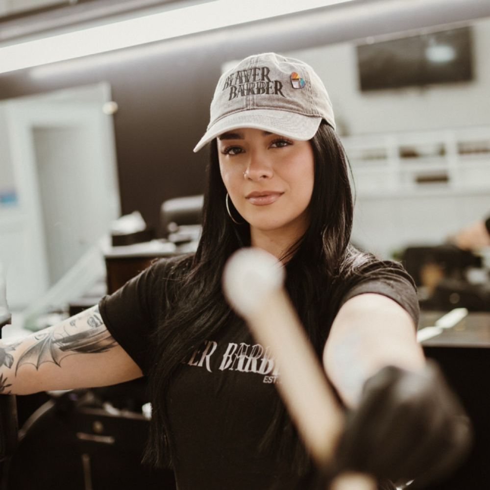 Taylor Ryan at The Beaver Barber in Louisville, KY