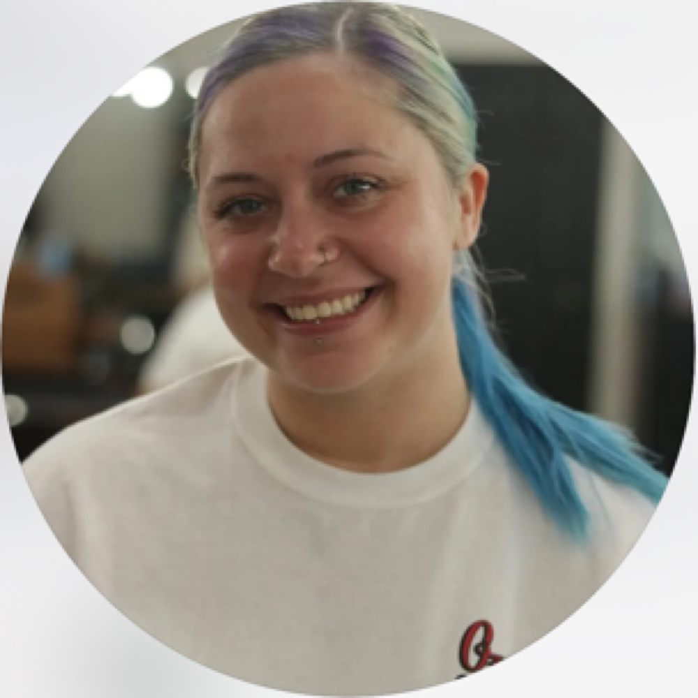 Kelsey Dalrymple at Clockwork Barbershop in Fayetteville, AR
